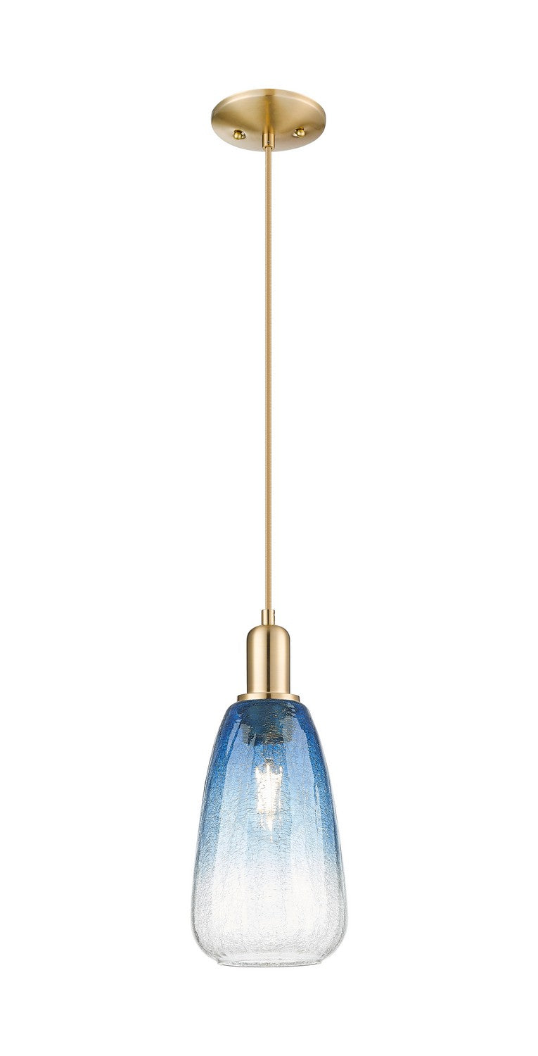 Innovations 716-1P-CB-G480-6SB One Light Pendant, Champagne Bronze