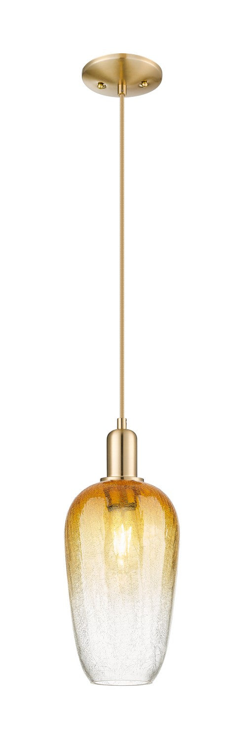Innovations 716-1P-CB-G484-7AM One Light Pendant, Champagne Bronze
