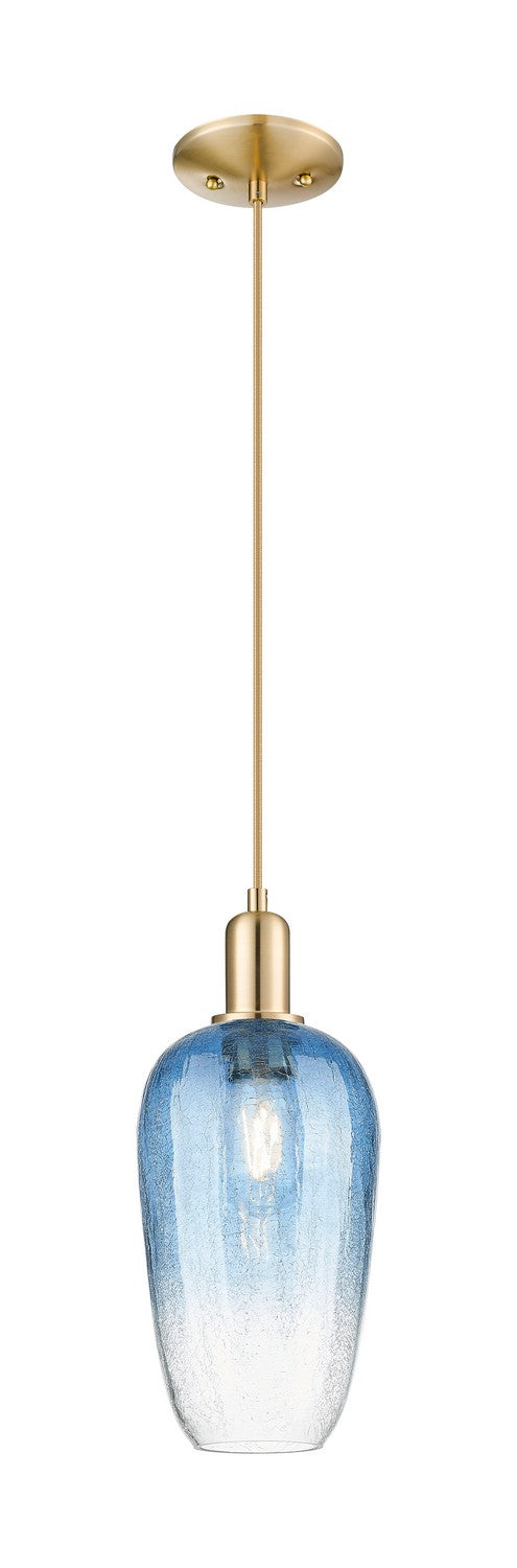 Innovations 716-1P-CB-G484-7SB One Light Pendant, Champagne Bronze
