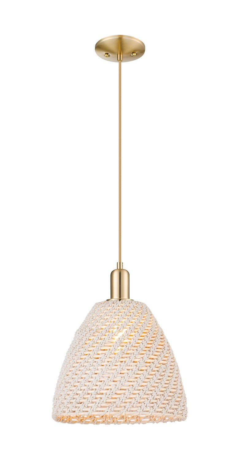 Innovations 716-1P-CB-NBD-12-NAT One Light Pendant, Brushed Champagne Bronze