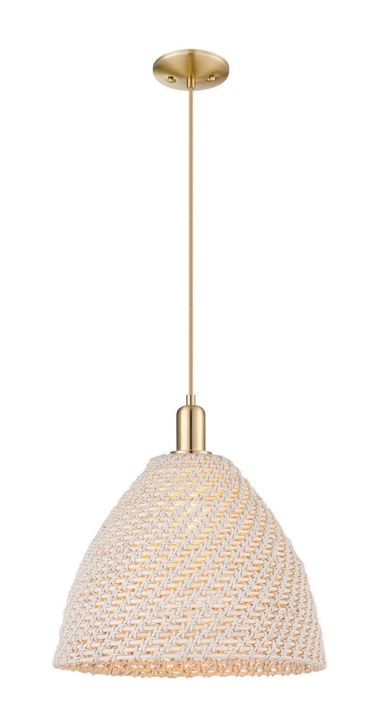Innovations 716-1P-CB-NBD-16-NAT One Light Pendant, Brushed Champagne Bronze