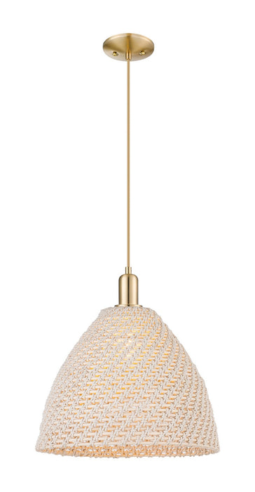 Innovations 716-1P-CB-NBD-16-NAT One Light Pendant, Brushed Champagne Bronze