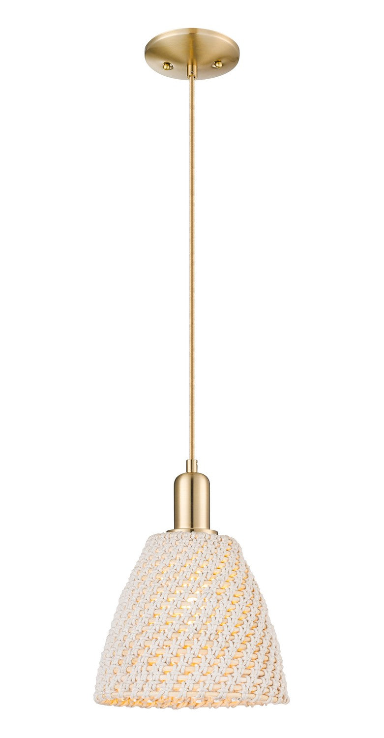 Innovations 716-1P-CB-NBD-9-NAT One Light Pendant, Brushed Champagne Bronze
