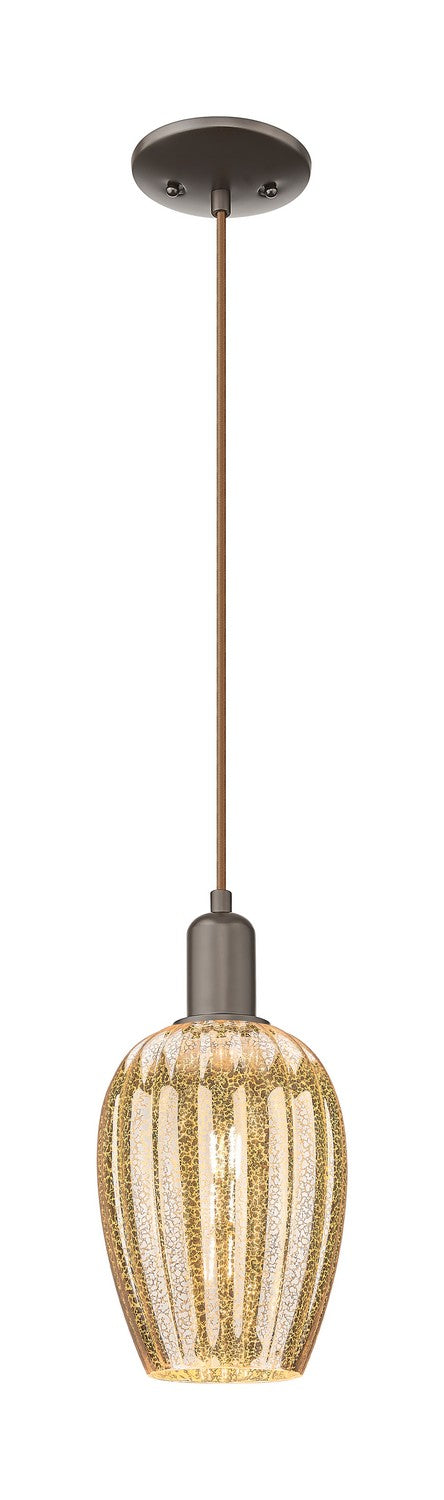 Innovations 716-1P-OB-G457-6ME One Light Pendant, Oil Rubbed Bronze