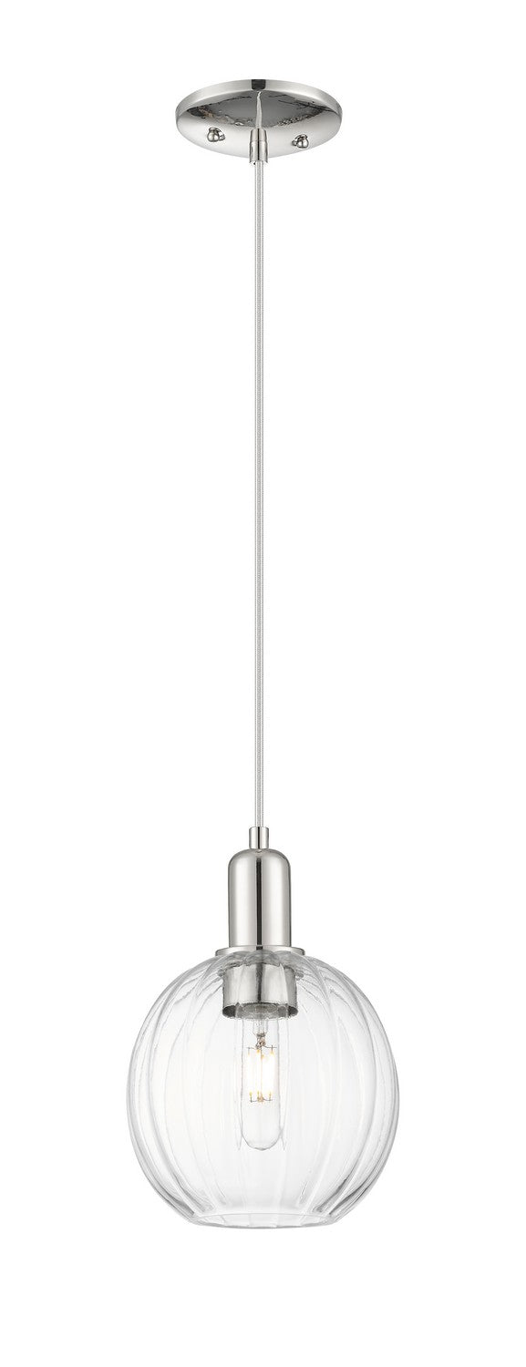 Innovations 716-1P-PN-G458-7CL One Light Pendant, Polished Nickel