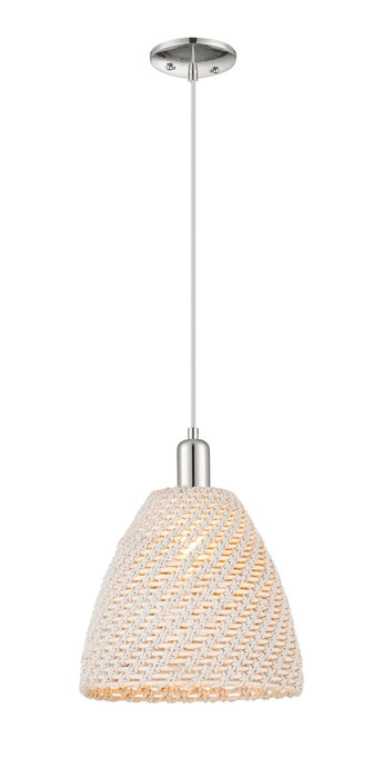 Innovations 716-1P-PN-NBD-12-NAT One Light Pendant, Polished Nickel