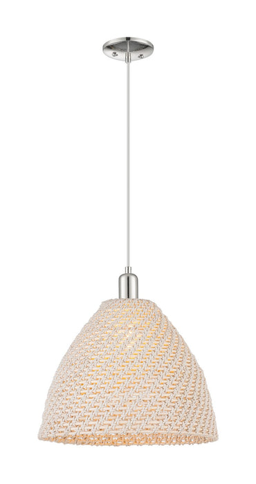 Innovations 716-1P-PN-NBD-16-NAT One Light Pendant, Polished Nickel