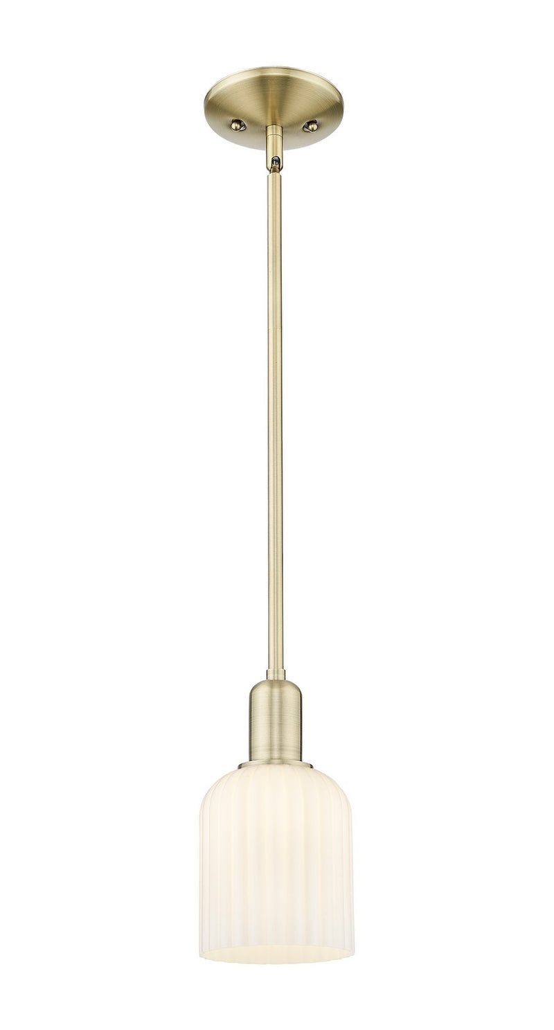 Innovations 716-1S-AB-G559-5GWH One Light Pendant, Antique Brass