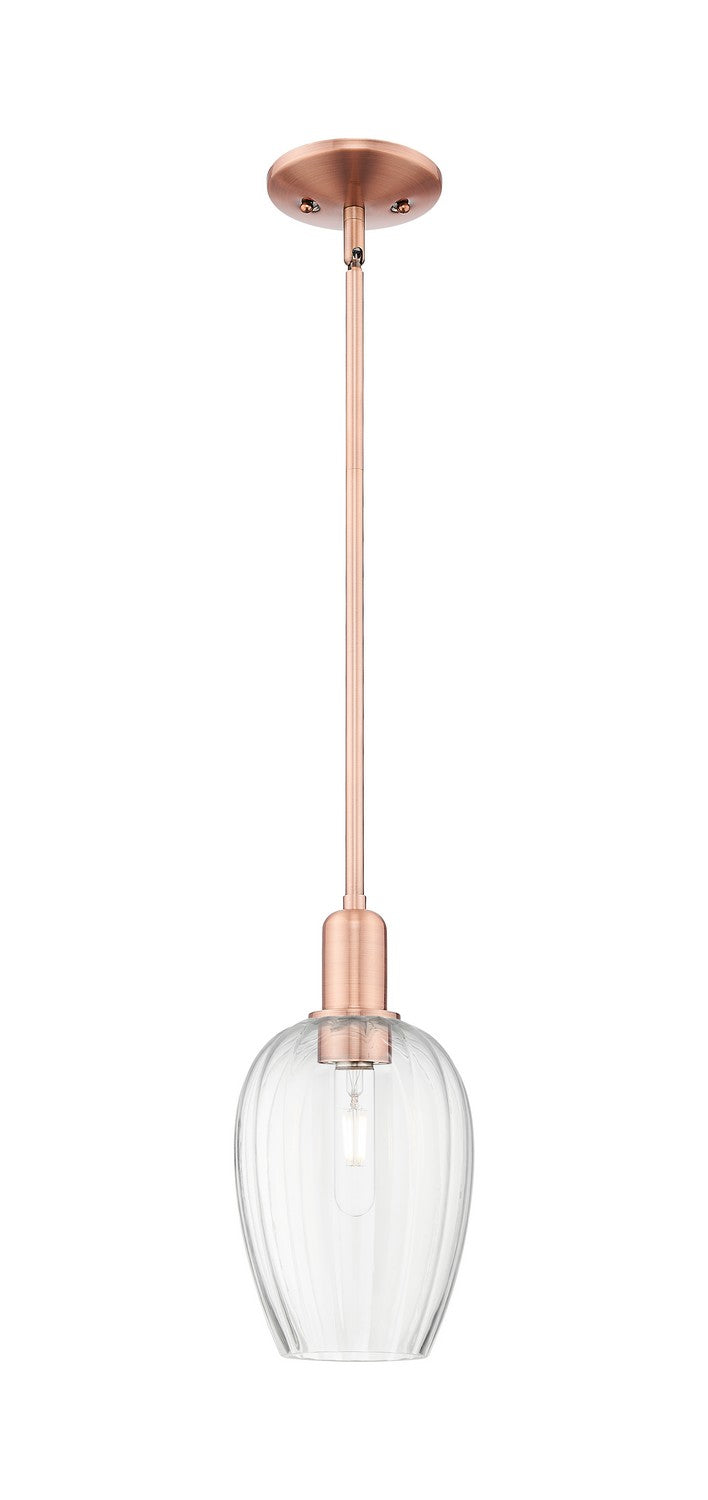 Innovations 716-1S-AC-G457-6CL One Light Pendant, Antique Copper