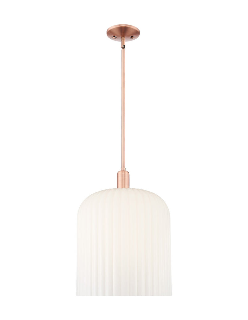 Innovations 716-1S-AC-G559-12GWH One Light Pendant, Antique Copper