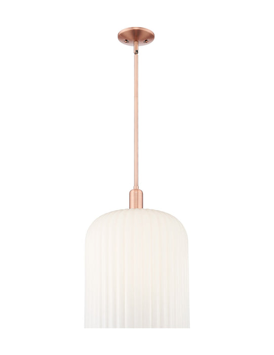 Innovations 716-1S-AC-G559-12GWH One Light Pendant, Antique Copper