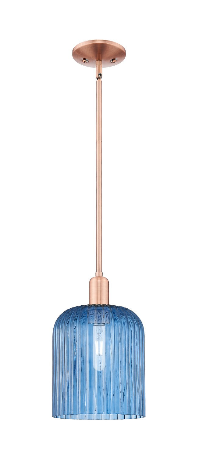 Innovations 716-1S-AC-G559-8BL One Light Pendant, Antique Copper