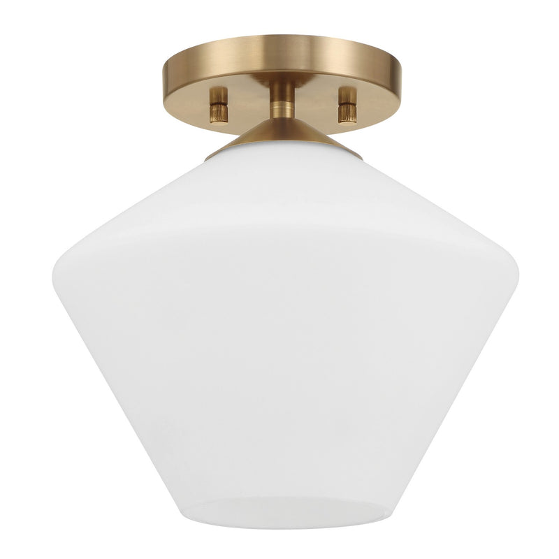 Hunter 48107 One Light Flush Mount, Alturas Gold