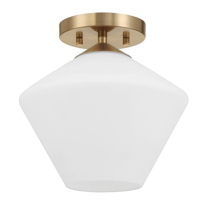 Hunter 48107 One Light Flush Mount, Alturas Gold
