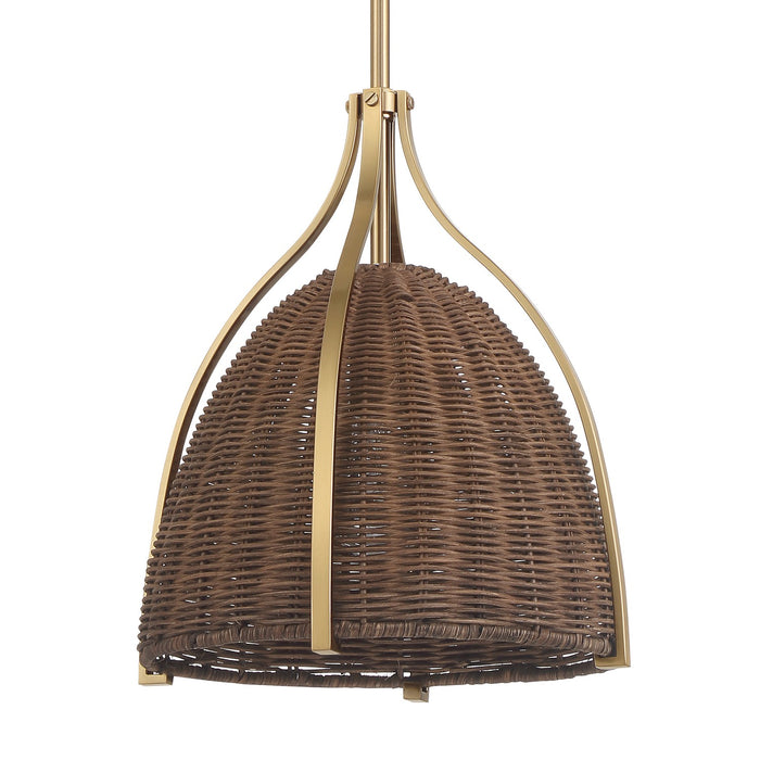 Hunter 48120 One Light Pendant, Alturas Gold