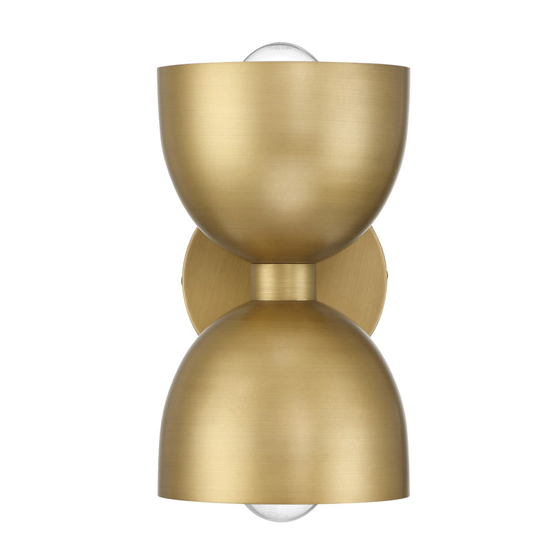 Hunter 48131 One Light Wall Sconce, Luxe Gold