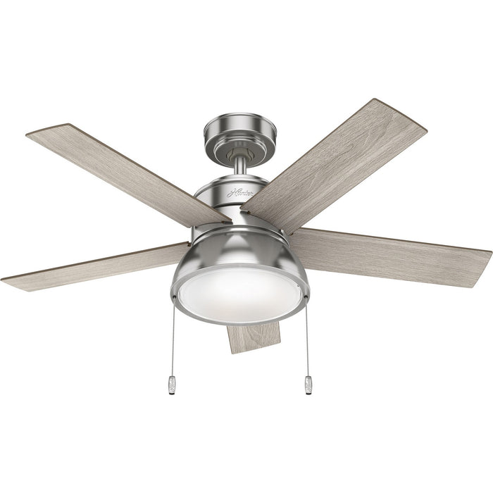 Hunter 51137 44" Ceiling Fan, Brushed Nickel