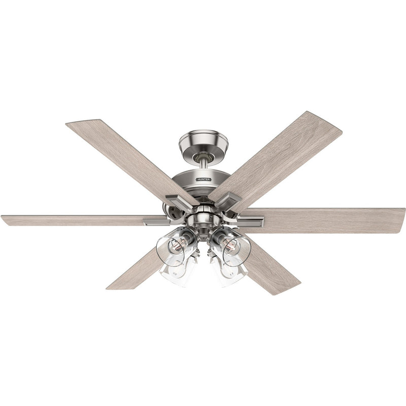 Hunter 52901 52" Ceiling Fan, Brushed Nickel