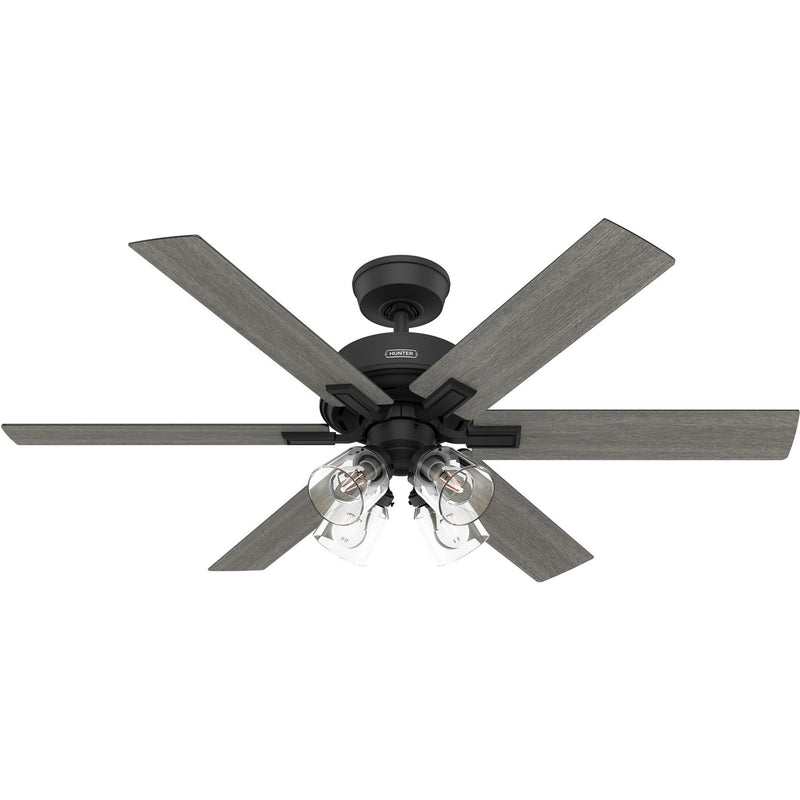 Hunter 52903 52" Ceiling Fan, Matte Black
