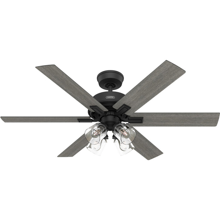 Hunter 52903 52" Ceiling Fan, Matte Black