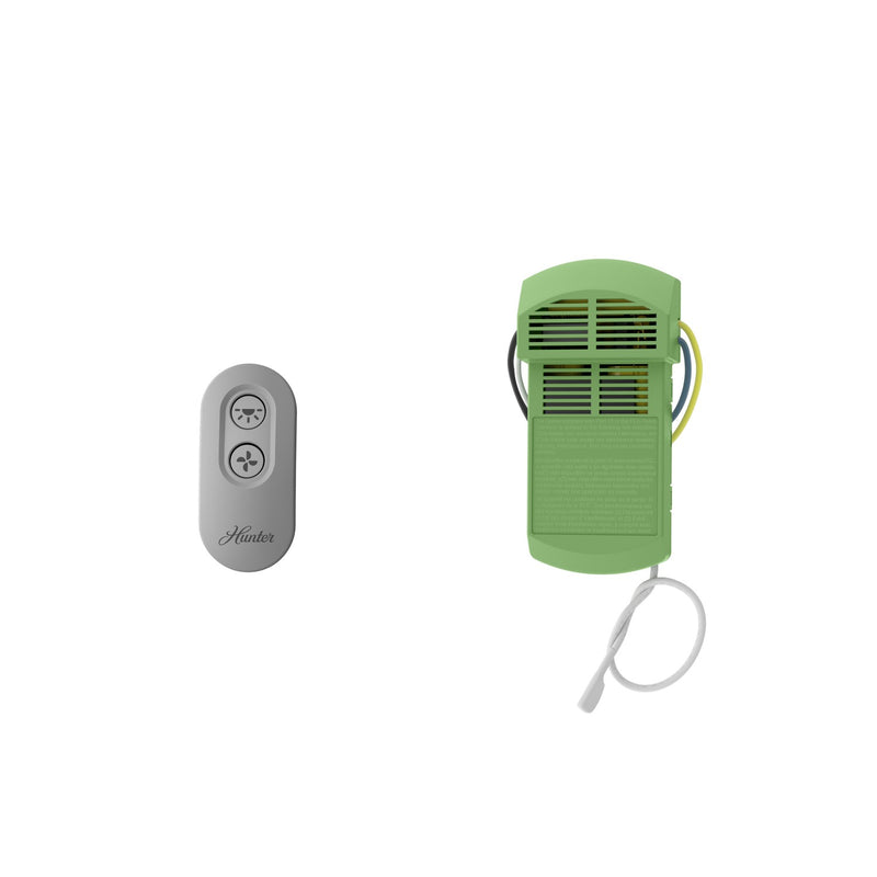 Hunter 99772 On-Off Handheld Remote with Receiver, Dove Grey