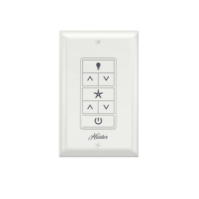 Hunter 99815 Universal Fan-Light Wall Control, White