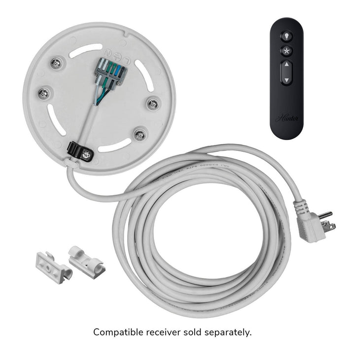 Hunter 99818 Universal Mounting System with Remote, Fresh White