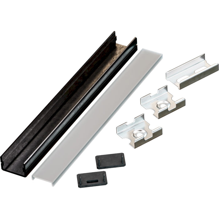 American Lighting PE-GT-BK-2M-BNDL1 Gt Bundle Black Of 1, Aluminum