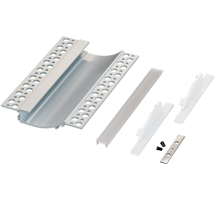 American Lighting PE-SWW-2M-BNDL1 Wall Wash Bundle Of 1, Aluminum