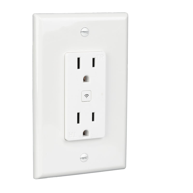 American Lighting SPKPL-OUTLETW-2S-WH Outlet 2 Socket, White