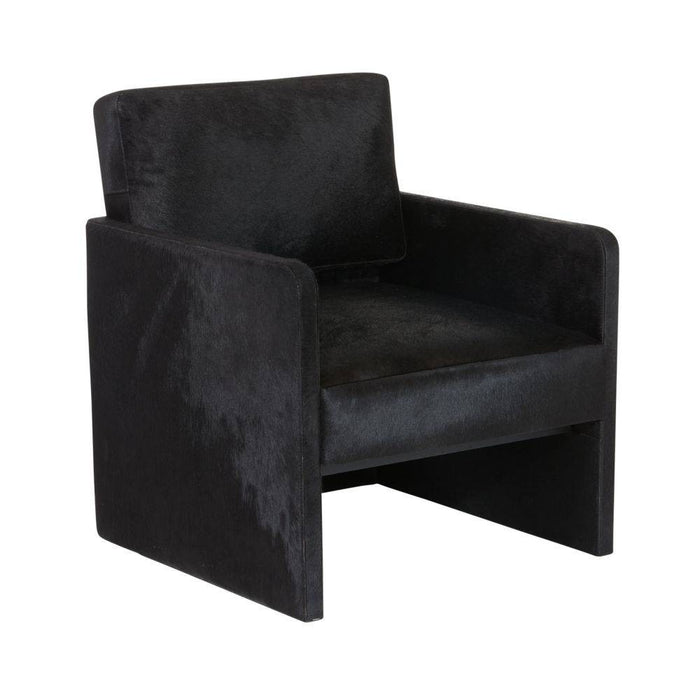 Arteriors FRI14 Lounge Chair, Black