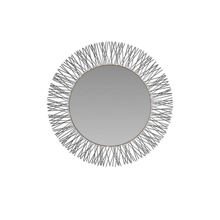 Arteriors WMI29 Mirror, Burnished Iron, Iron