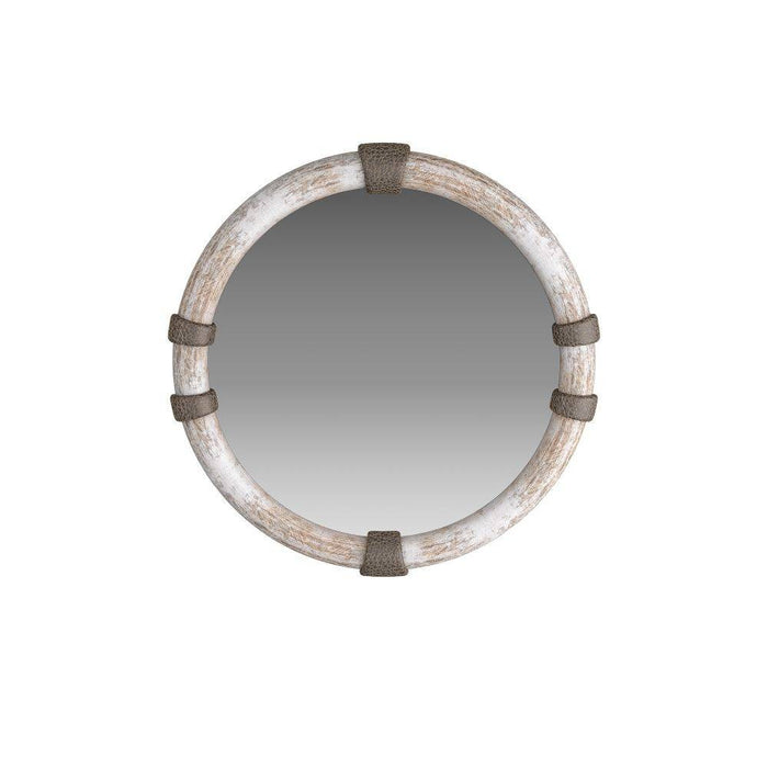 Arteriors WMI30 Mirror, Lime Washed, Mango Wood
