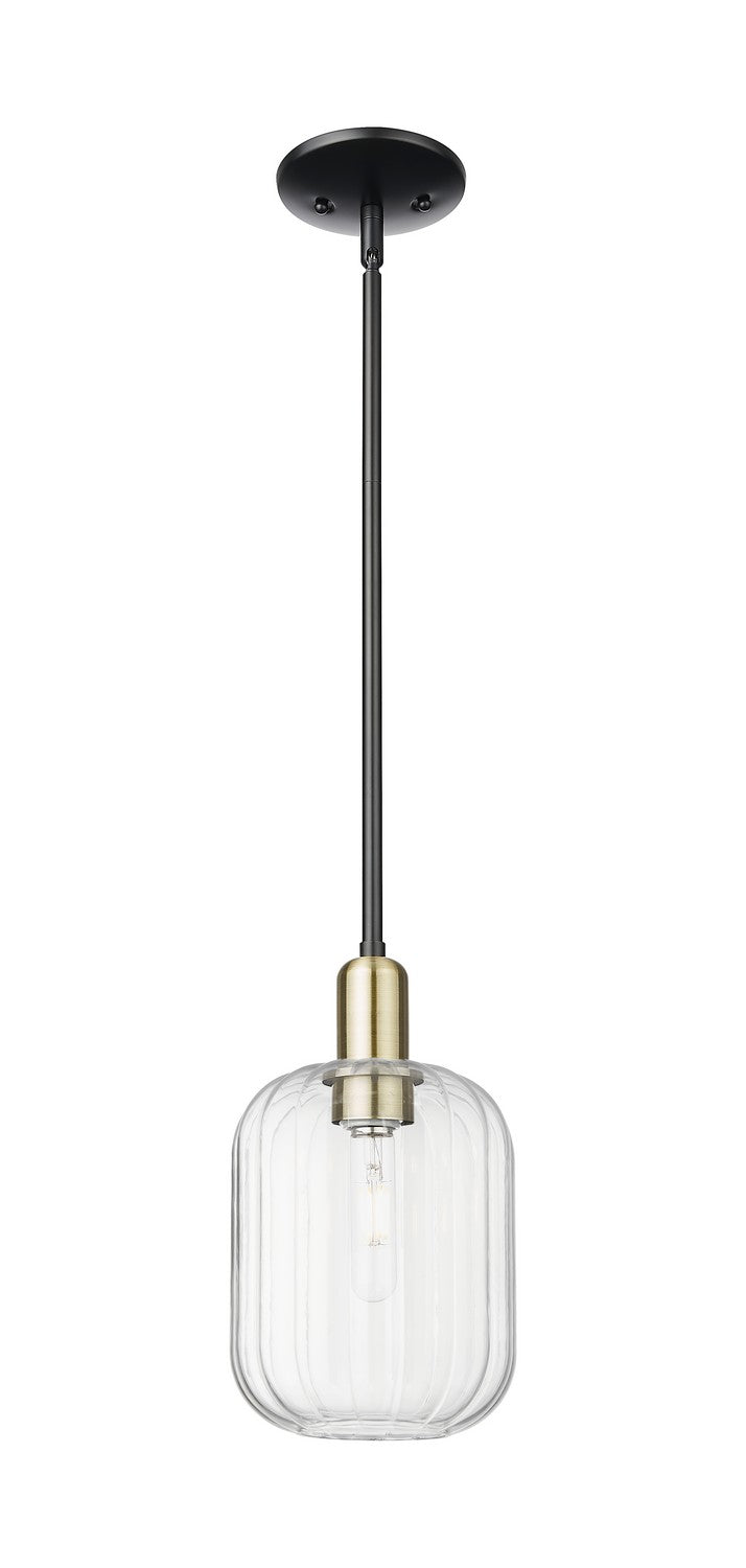 Innovations 716-1S-BAB-G460-7CL One Light Pendant, Black Antique Brass