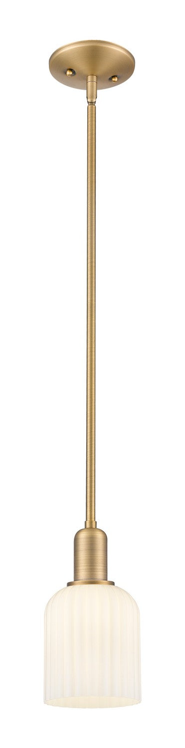 Innovations 716-1S-BB-G559-5GWH One Light Pendant, Brushed Brass