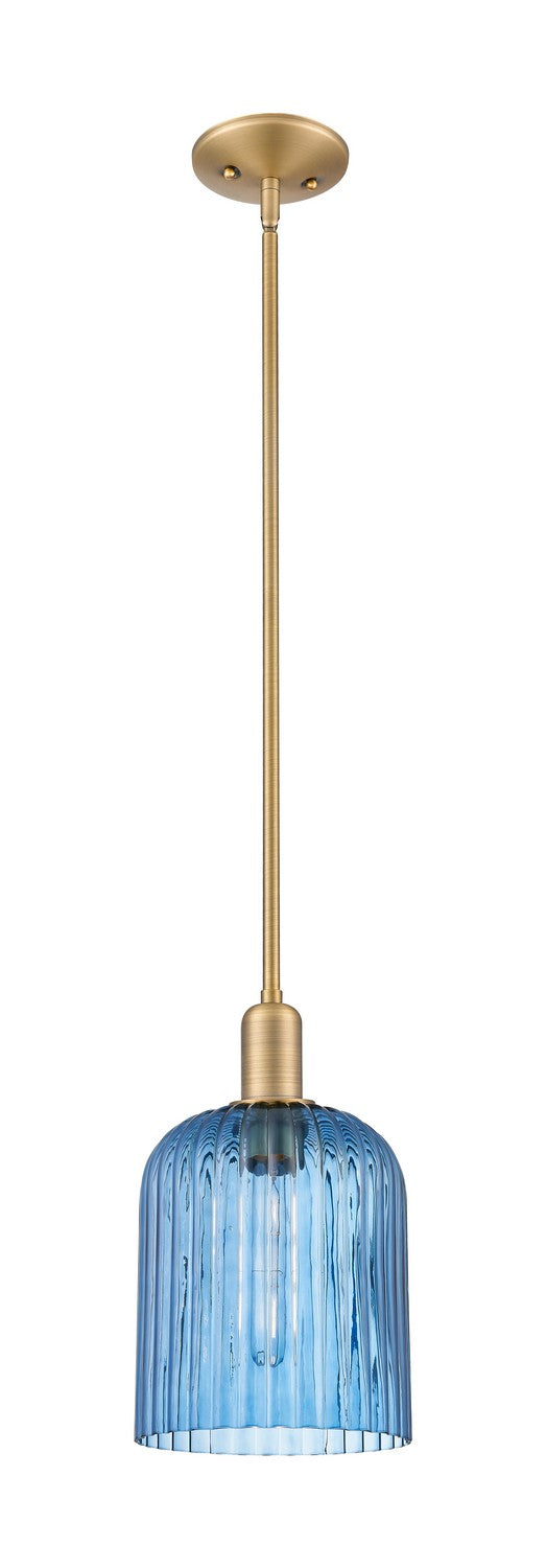 Innovations 716-1S-BB-G559-8BL One Light Pendant, Brushed Brass