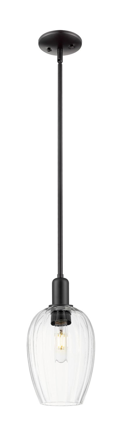 Innovations 716-1S-BK-G457-6CL One Light Pendant, Matte Black