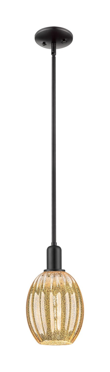Innovations 716-1S-BK-G459-6ME One Light Pendant, Matte Black