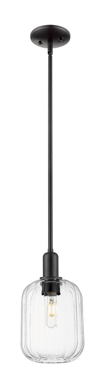 Innovations 716-1S-BK-G460-7CL One Light Pendant, Matte Black