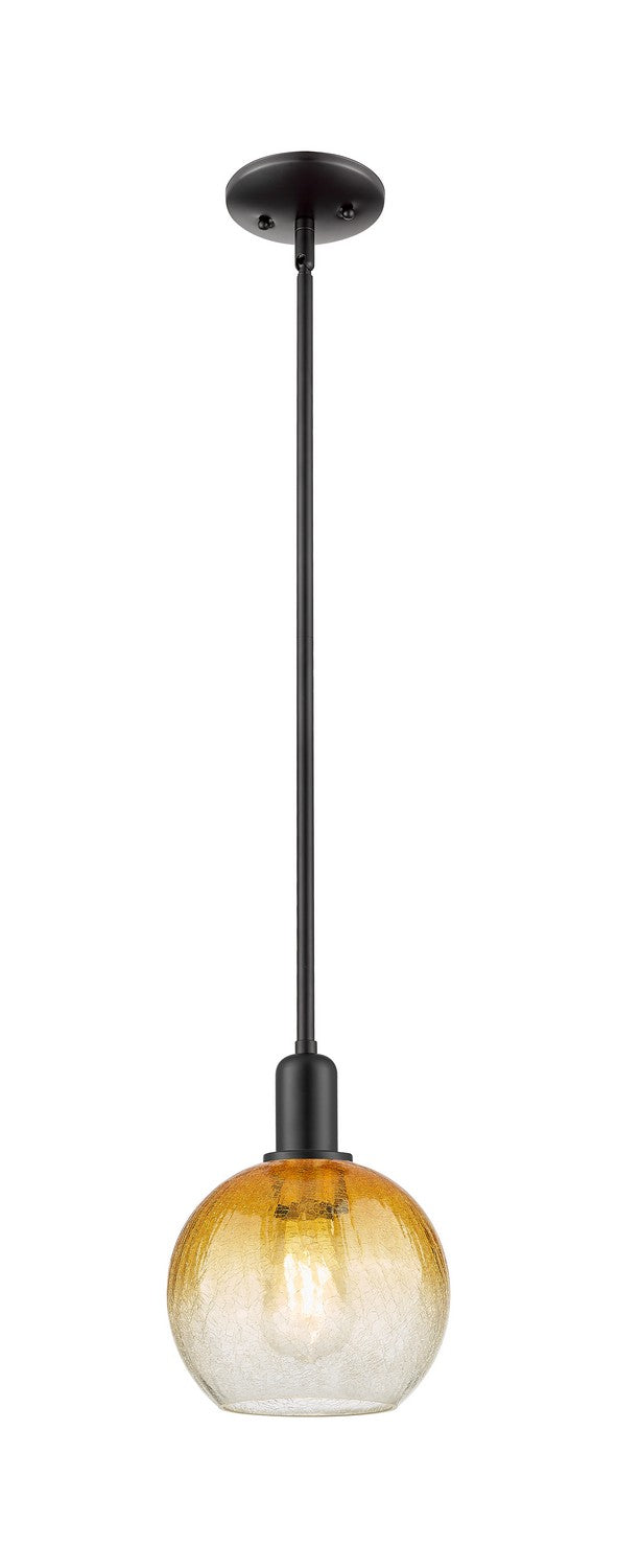 Innovations 716-1S-BK-G483-8AM One Light Pendant, Matte Black