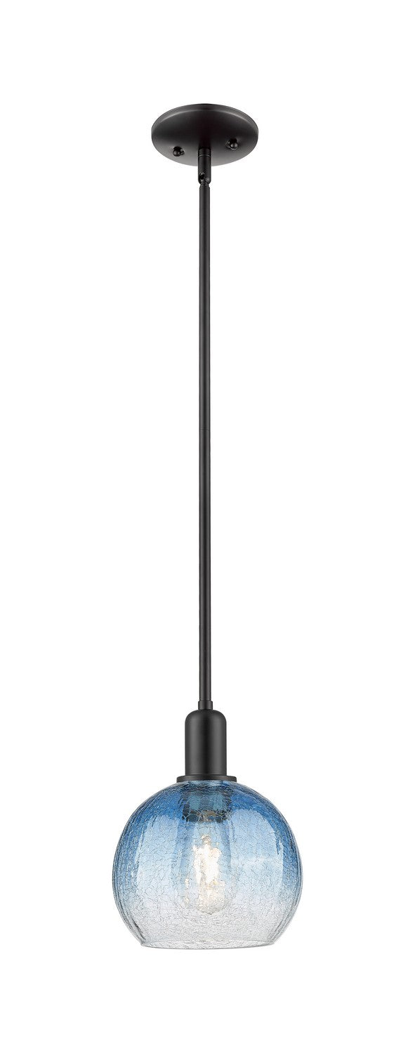 Innovations 716-1S-BK-G483-8SB One Light Pendant, Matte Black