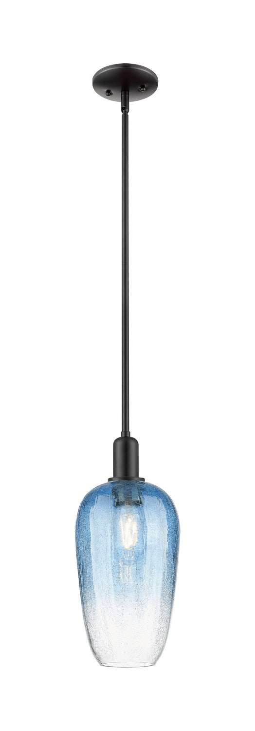 Innovations 716-1S-BK-G484-7SB One Light Pendant, Matte Black