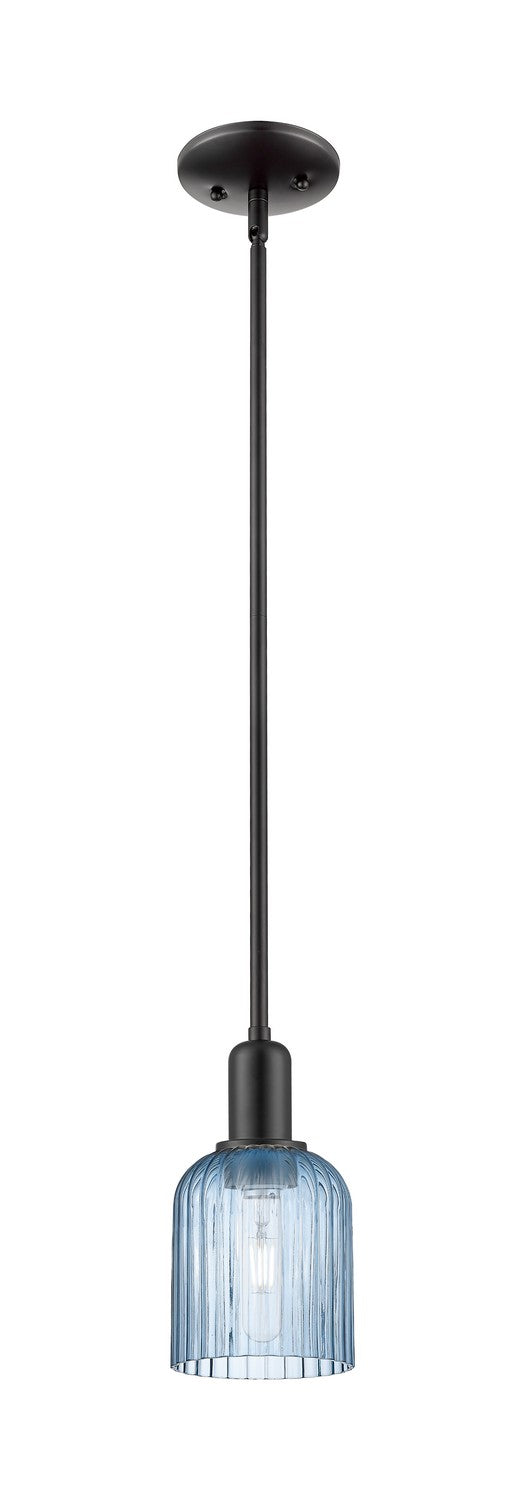 Innovations 716-1S-BK-G559-5BL One Light Pendant, Matte Black