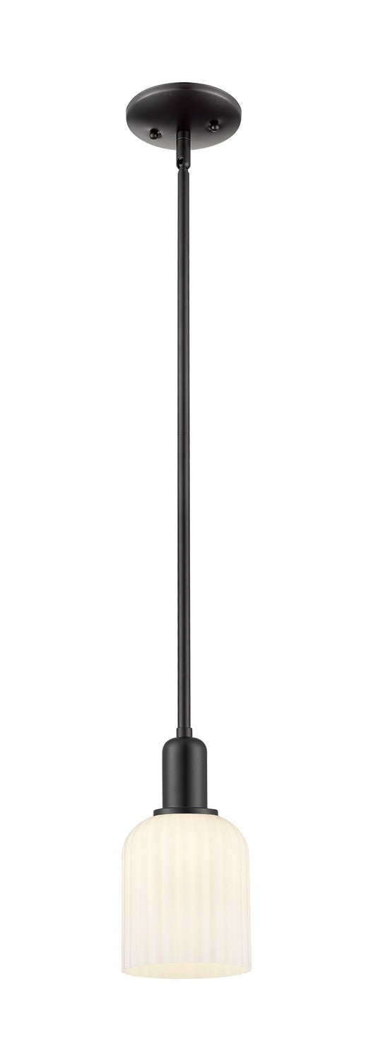 Innovations 716-1S-BK-G559-5GWH One Light Pendant, Matte Black