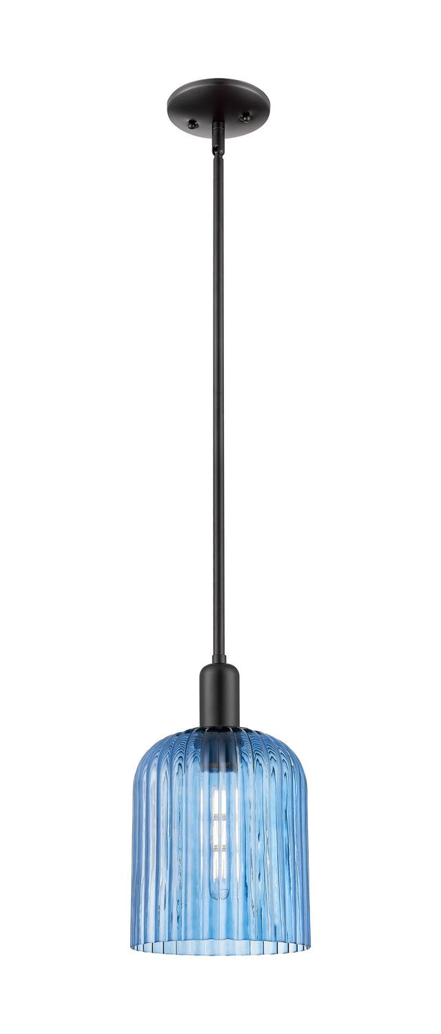 Innovations 716-1S-BK-G559-8BL One Light Pendant, Matte Black