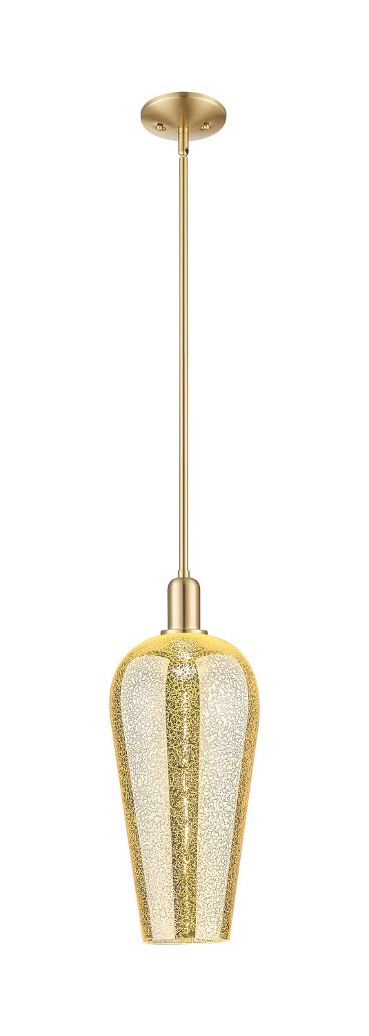 Innovations 716-1S-CB-G456-8ME One Light Pendant, Champagne Bronze