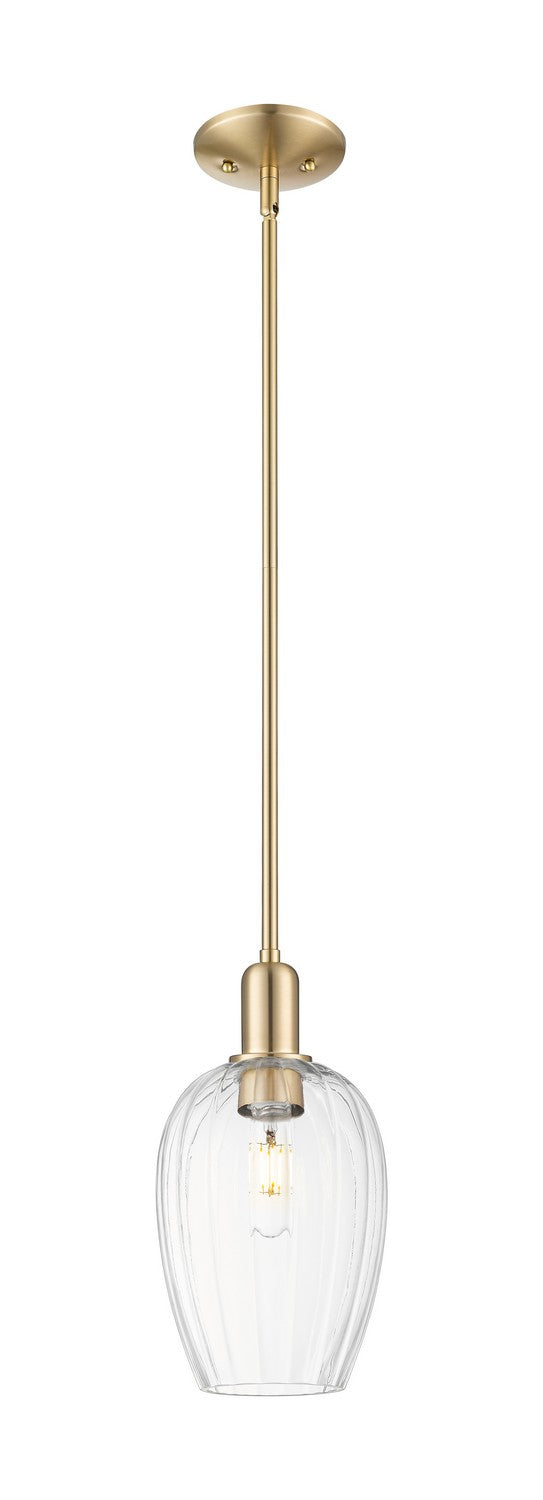 Innovations 716-1S-CB-G457-6CL One Light Pendant, Champagne Bronze