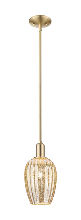 Innovations 716-1S-CB-G457-6ME One Light Pendant, Champagne Bronze