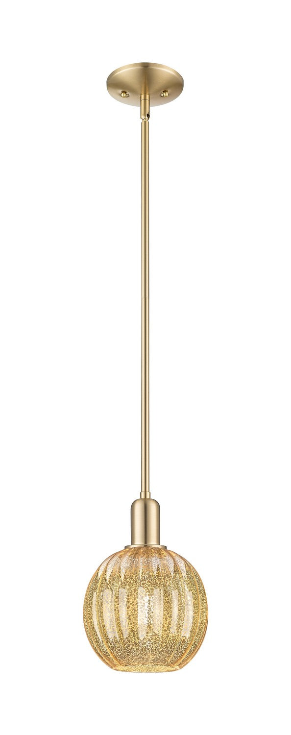 Innovations 716-1S-CB-G458-7ME One Light Pendant, Champagne Bronze