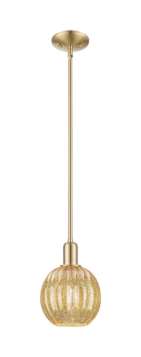 Innovations 716-1S-CB-G458-7ME One Light Pendant, Champagne Bronze